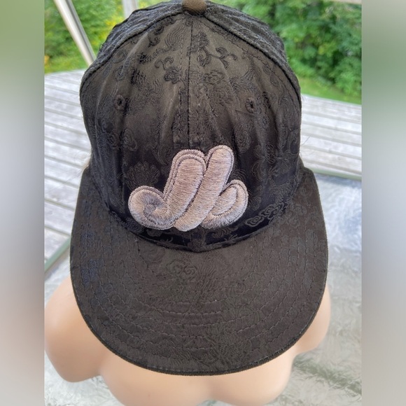 NEW ERA MONTREAL EXPOS BLACK MLB BASEBALL 59FIFTY FITTED HAT UNISEX - Picture 1 of 7